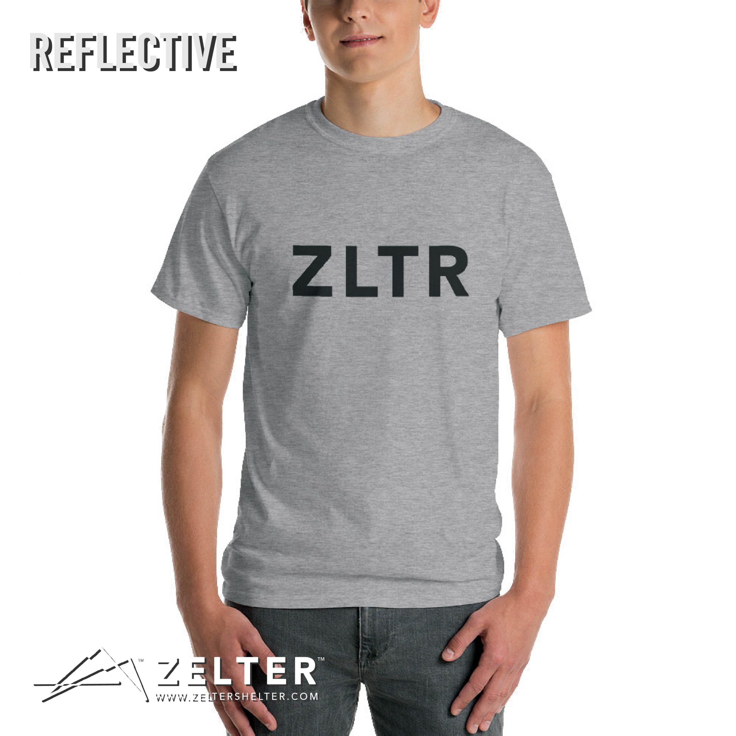 ZLTR REFLECTIVE PT SHIRT – GREY